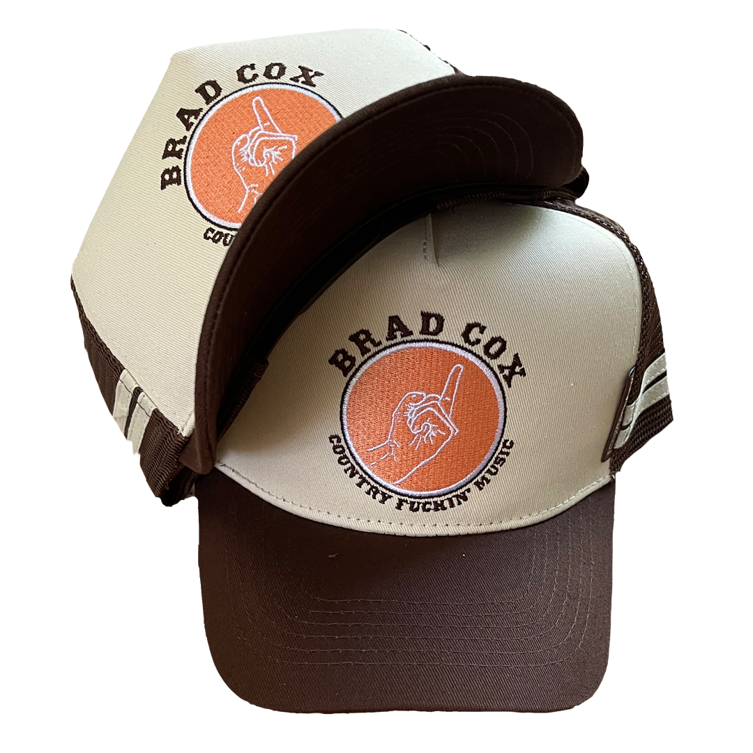 Middle Finger Trucker Cap Brad Cox Merch