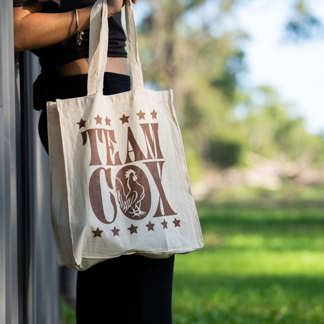 Team Cox Tote Bag