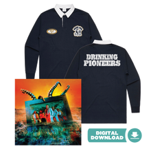 Load image into Gallery viewer, Endemic Intelligence In Multiple Dimensions DIGITAL DOWNLOAD + Drinking Pioneers Rugby Jersey
